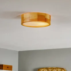 Envostar Kerio loftlampe, Ø 27 cm, fyr natur