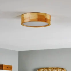 Envostar Kerio loftlampe, Ø 27 cm, fyr natur