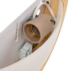 Envostar Kris væglampe bredde 27,5 cm fyr natur