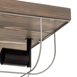 Envostar Neptuna loftslampe, firkantet, 3-lys.