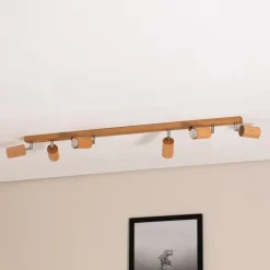 Envostar Peach Puff loftspot træ cylinder 6 lk