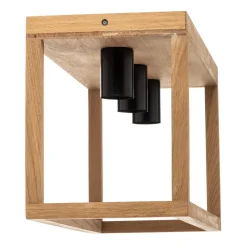 Envostar Rowan loftslampe i egetræ, 3fl