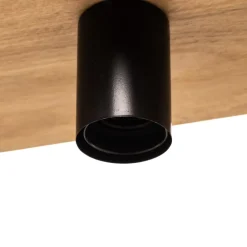 Envostar Rowan loftslampe i egetræ, 3fl