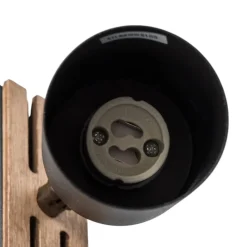 Envostar Tino vægspot 1 lyskilde sort/træ