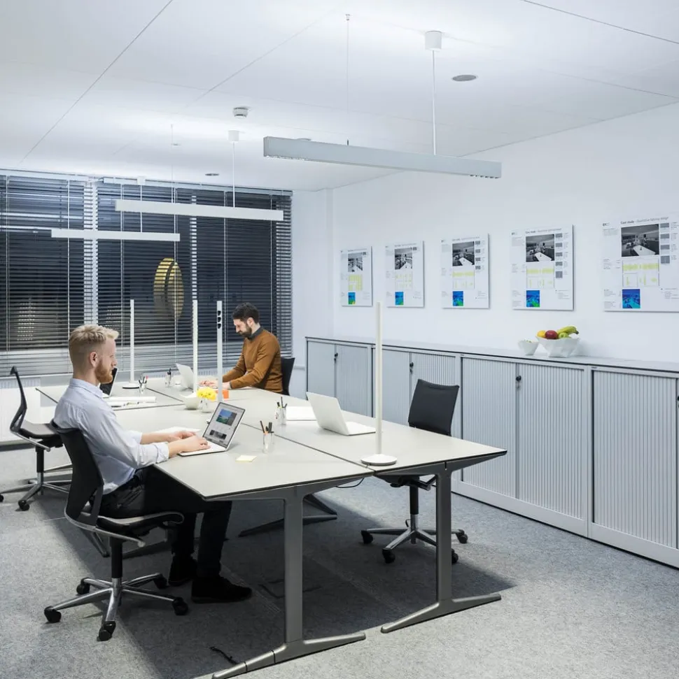 ERCO Compar P DALI up/down oval wide hvid/sort 940