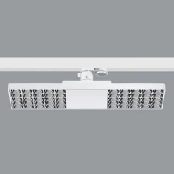 ERCO Jilly 230 V BT 15 W extra wide 830 hvid/sølv