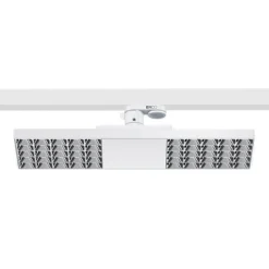 ERCO Jilly 230V BT 15 W oval wide 830 hvid/sølv