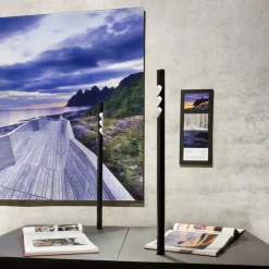 ERCO Lucy LED-bordlampe, kan påskrues, sort, 840