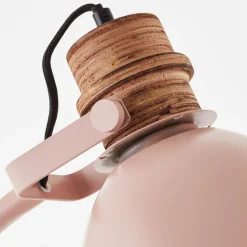 Erena gulvlampe, drejeligt hoved, lyserød