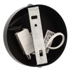 Euluna loftlampe Boho jute & sort, natur/sort, Ø45cm