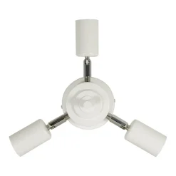 Euluna loftlampe Boho Jute, naturbrun/hvid, Ø 60 cm