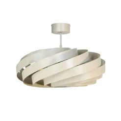 Euluna loftlampe Vento, beige, Ø 60 cm
