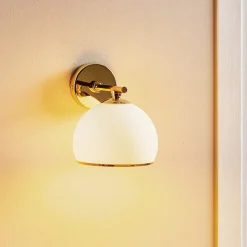 Euluna Mina væglampe, messing