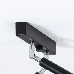 Euluna Nicanor loftspot sort/krom 2 lyskilder