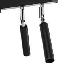 Euluna Nicanor loftspot sort/krom 6 lyskilder