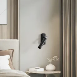 Euluna Nicanor vægspot, sort/krom