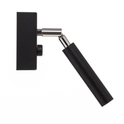 Euluna Nicanor vægspot, sort/krom