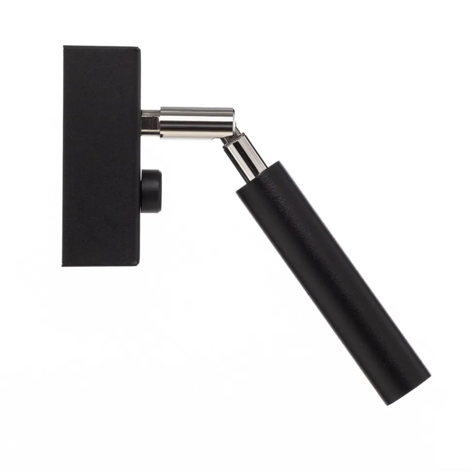 Euluna Nicanor vægspot, sort/krom