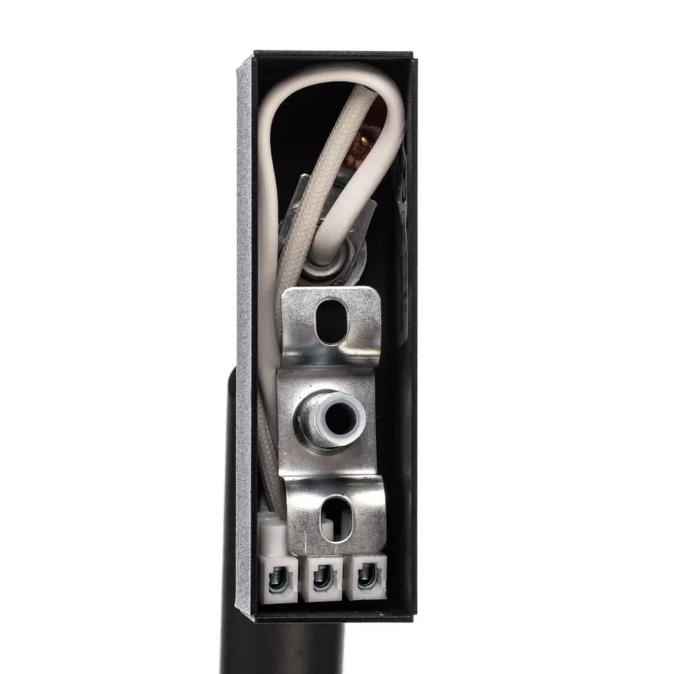 Euluna Nicanor vægspot, sort/krom