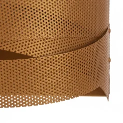 Euluna væglampe Tornado, guldfarvet