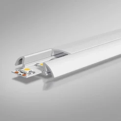 EVN APFLAT2 alu-profil, 200 cm U-profil, afrundet