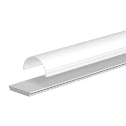 EVN APFLAT5 alu-profil, 200 cm, halvrundt dæksel