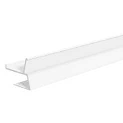 EVN APTBU alu-profil, vægrettet, 100 cm, hvid