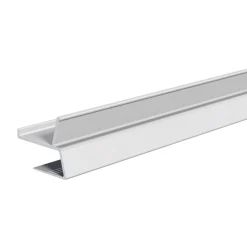 EVN APTBU alu-profil, vægrettet, 100 cm, alu