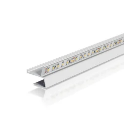 EVN APTBU alu-profil, vægrettet, 100 cm, alu