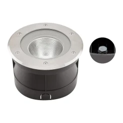 EVN Erizo LED indbygningsgulvlampe Ø 22cm 24W