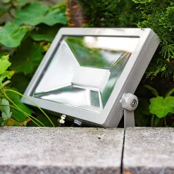 EVN LFA udendørs spotlampe sølvstik 3.000K 50W