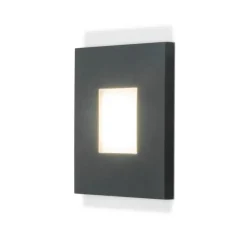 EVN LQ230 LED-vægindbygningslampe direkte antracit