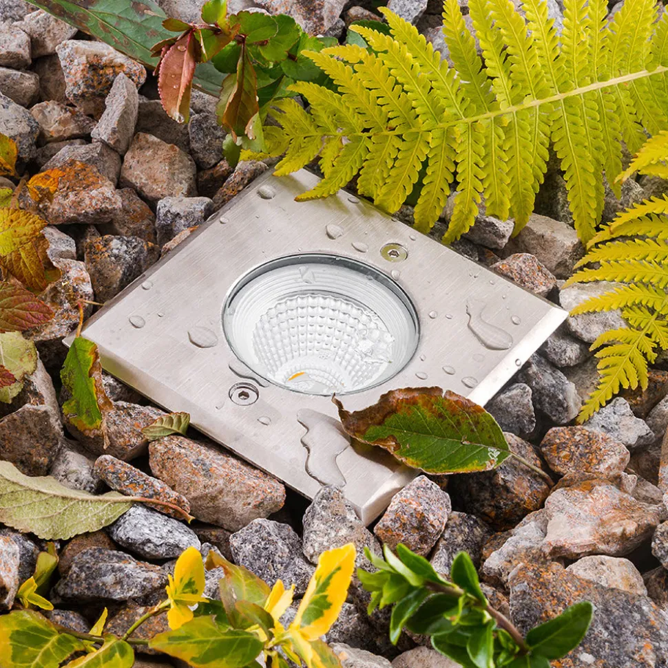 EVN Meerkat LED indbygget gulvlampe, kantet, 6W