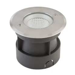 EVN Meerkat, rund, 60°, stål, 6W, 3.000 K