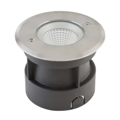 EVN Meerkat, rund, 60°, stål, 6W, 4.000 K