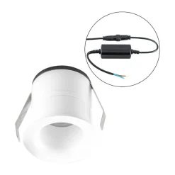 EVN Noblendo LED indbygget loftslampe hvid Ø 5,5 cm