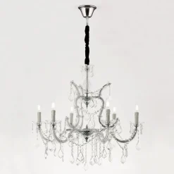 Excellent LILIANA lysekrone med seks lys