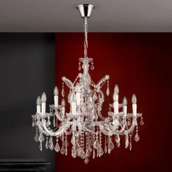 Excellent LILIANA lysekrone med tolv lys