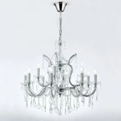 Excellent LILIANA lysekrone med tolv lys