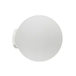 Fabbian Lumi Sfera væglampe i glas, Ø 14 cm