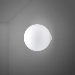 Fabbian Lumi Sfera væglampe i glas, Ø 20 cm