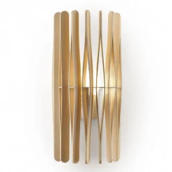 Fabbian Stick bordlampe i træ, cylinderformet