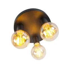 Facil loftlampe, 3 lyskilder, sort