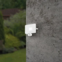 Faedo 3 udendørs LED-spot med sensor, hvid, 50 W