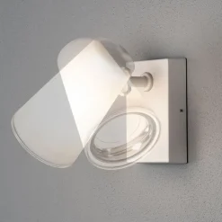 Fano udendørs LED-vægspot, justerbar