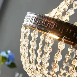 Fascinerende pendellampe Jorve med krystal