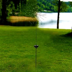 Firework LED-solcellelampe med jordspyd, 100 cm
