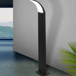 Fiumicino LED-gadelampe, buet form