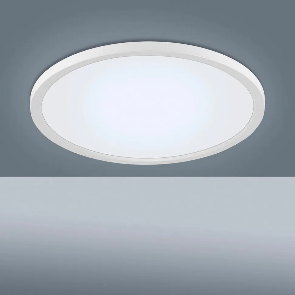 Flat LED-loftlampe, CCT, Ø 40 cm, hvid