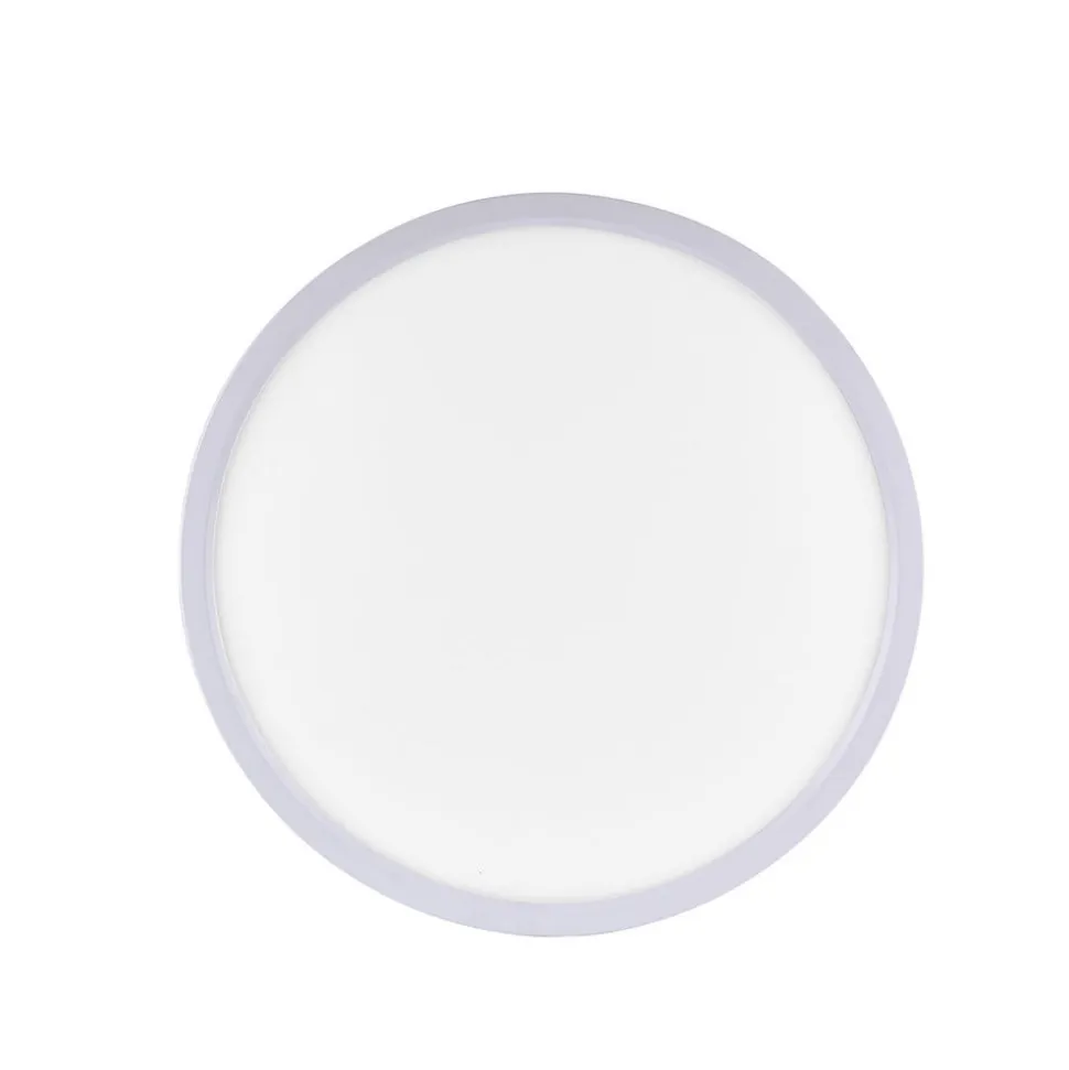 Flat LED-loftlampe, CCT, Ø 40 cm, hvid